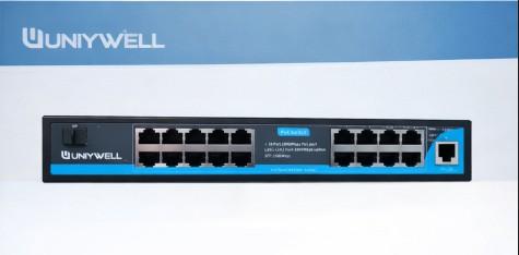 UNIYWELL16+2 + 1 SFP PORT POE SWİTCH YÖNETİLEBİLİR