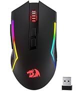 Redragon M693 LIT kablosuz oyun faresi, 3 mod bağlantılı 12800 DPI fare, BT ve 2,4G kablosuz...