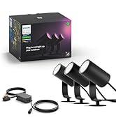 Philips Hue Lily Beyaz ve Renkli Ambiyans LED Dış Mekan Akıllı Işık [Taban Kiti - 3 Lily] , Gerektirir...