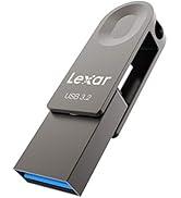 Lexar 128 GB USB bellek (USB Type-C ve USB Tip A), 2'si 1 arada USB 3.0 bellek okuma hızı...