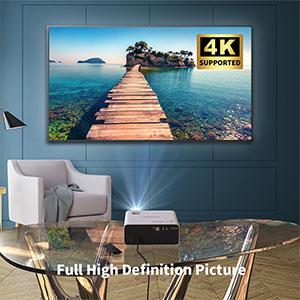 4k projektör