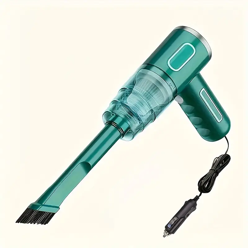taşınabilir 12v   elektrikli süpürge, düz kanatlı kuş ucu, 3.6 kpa emiş, 0.1-0.2l toz bardağı, kumaş filtre, 65db sessiz çalışma, kablolu 3-5m kablo, 0-200w tasarım gücü, pil gerektirmez ayrıntılar 5