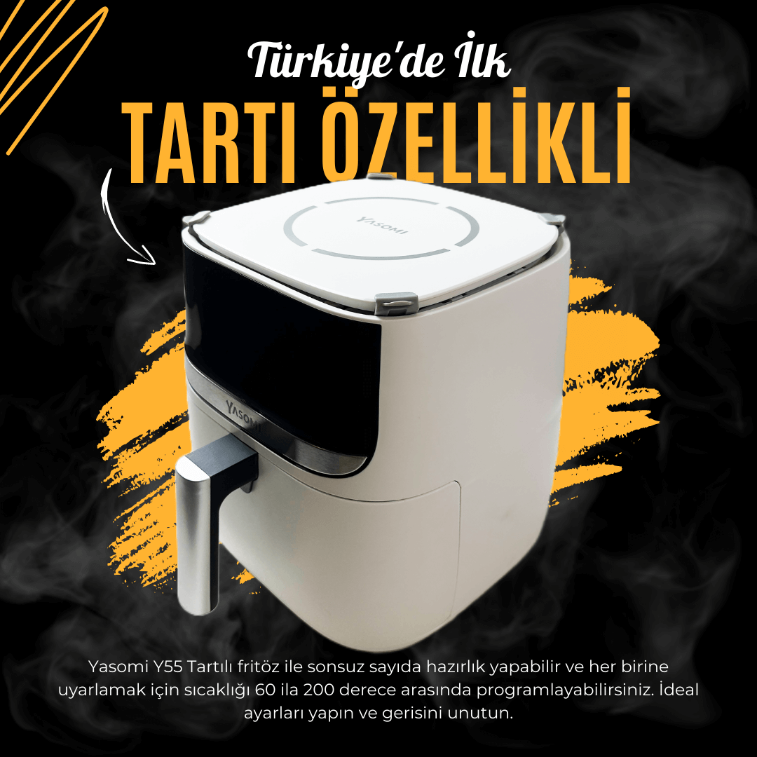 Yasomi Y55 Airfryer Fritöz (Beyaz)