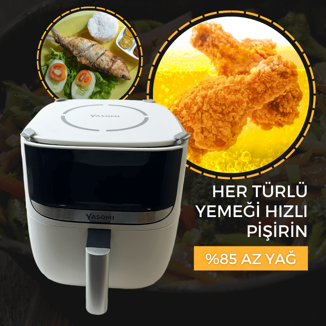 Yasomi Y55 Airfryer Fritöz (Beyaz)