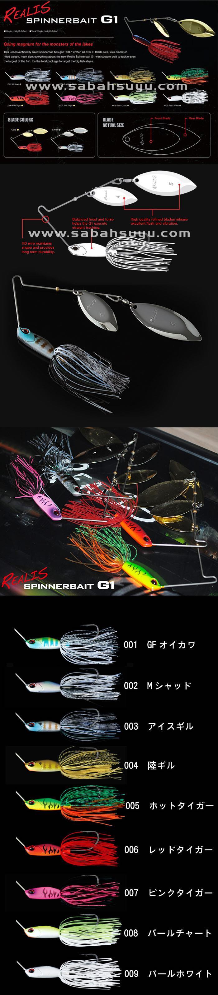 Duo Realis Spinnerbait G1 Suni Yem