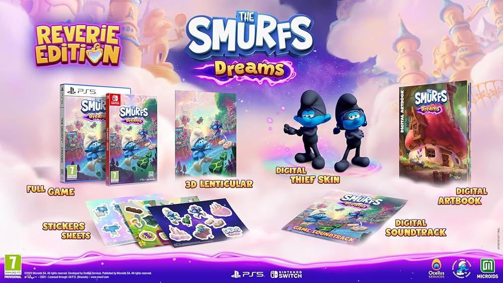 The Smurfs: Dreams - Reverie Edition - PS5 : Amazon.co.uk: PC & Video Games