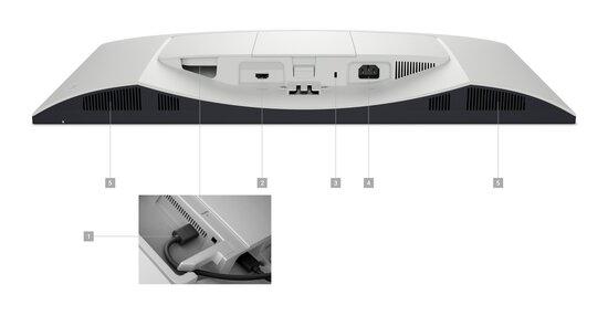 Dell S2425H monitör bağlantı noktaları ve kullanım