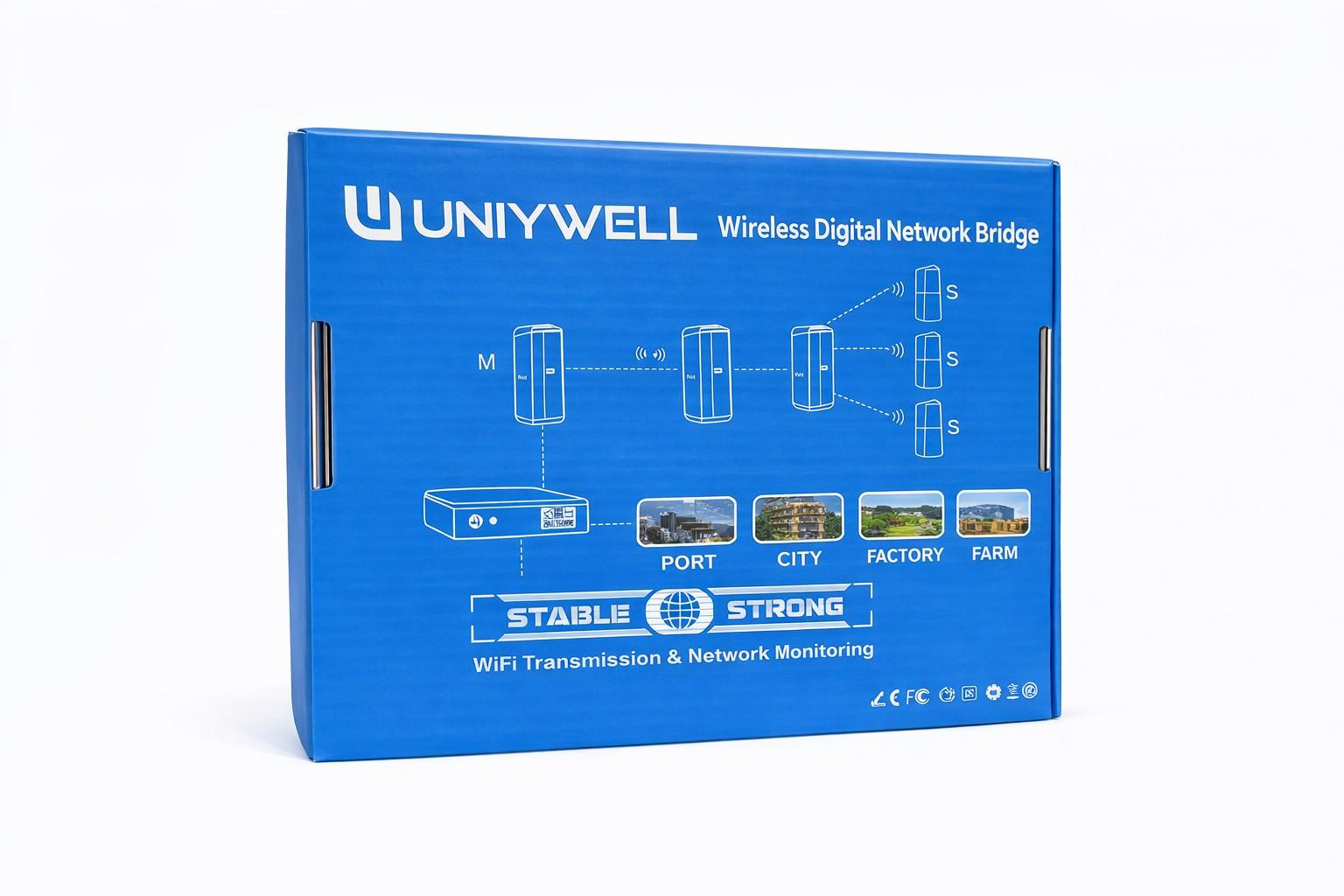 UNIYWEL
POİNT TO POİNT
KABLOSUZ AKTARICI
1 KM