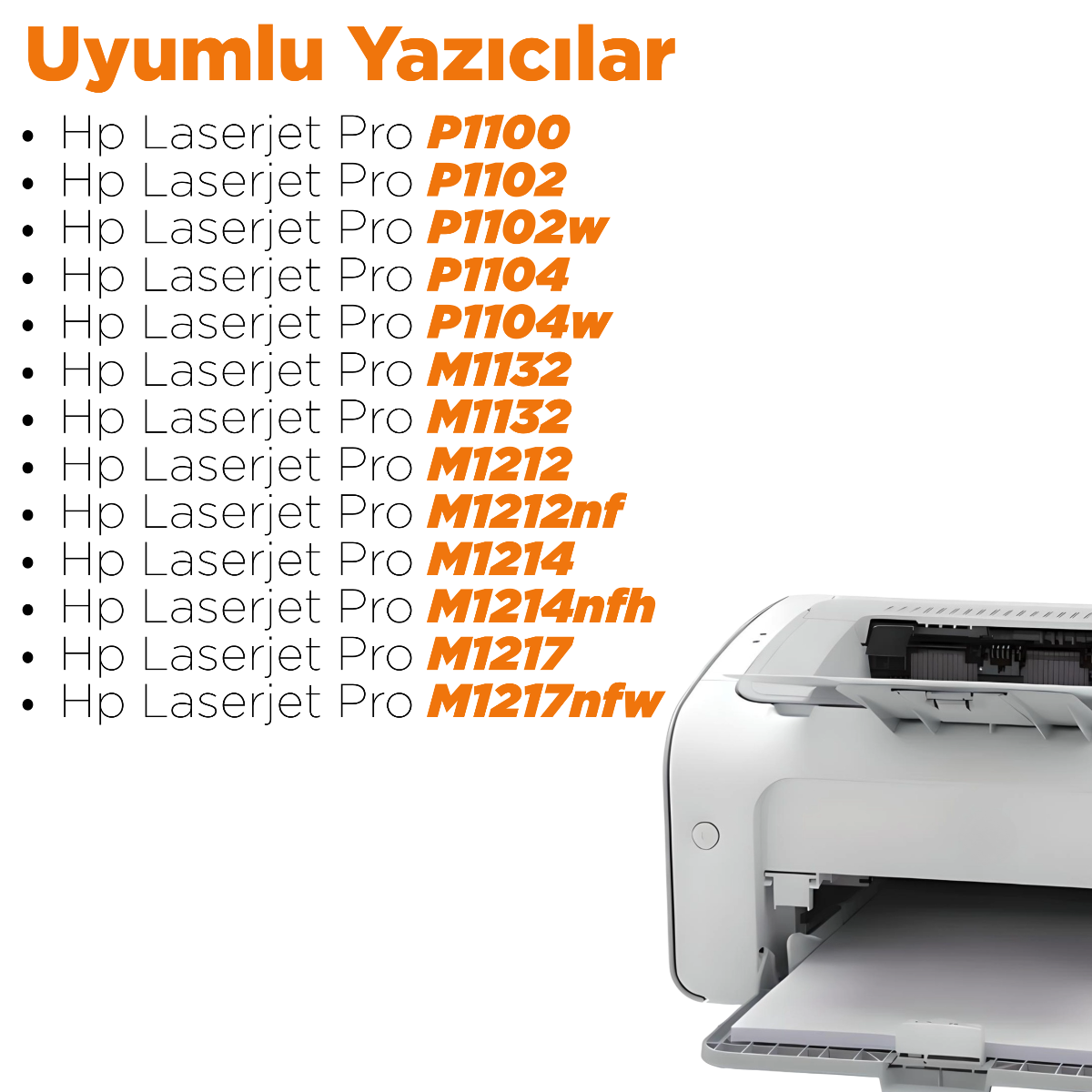 Hp CE285A Toner Tozu