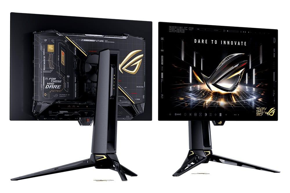 ASUS ROG Swift OLED PG27AQWP-G EDITION 20. Yıl 26.5 inç 720 HD - 540Hz 2K QHD Dual-Mode 0.02ms Adaptive Sync Tandem WOLED Pivot Gaming Monitör h3