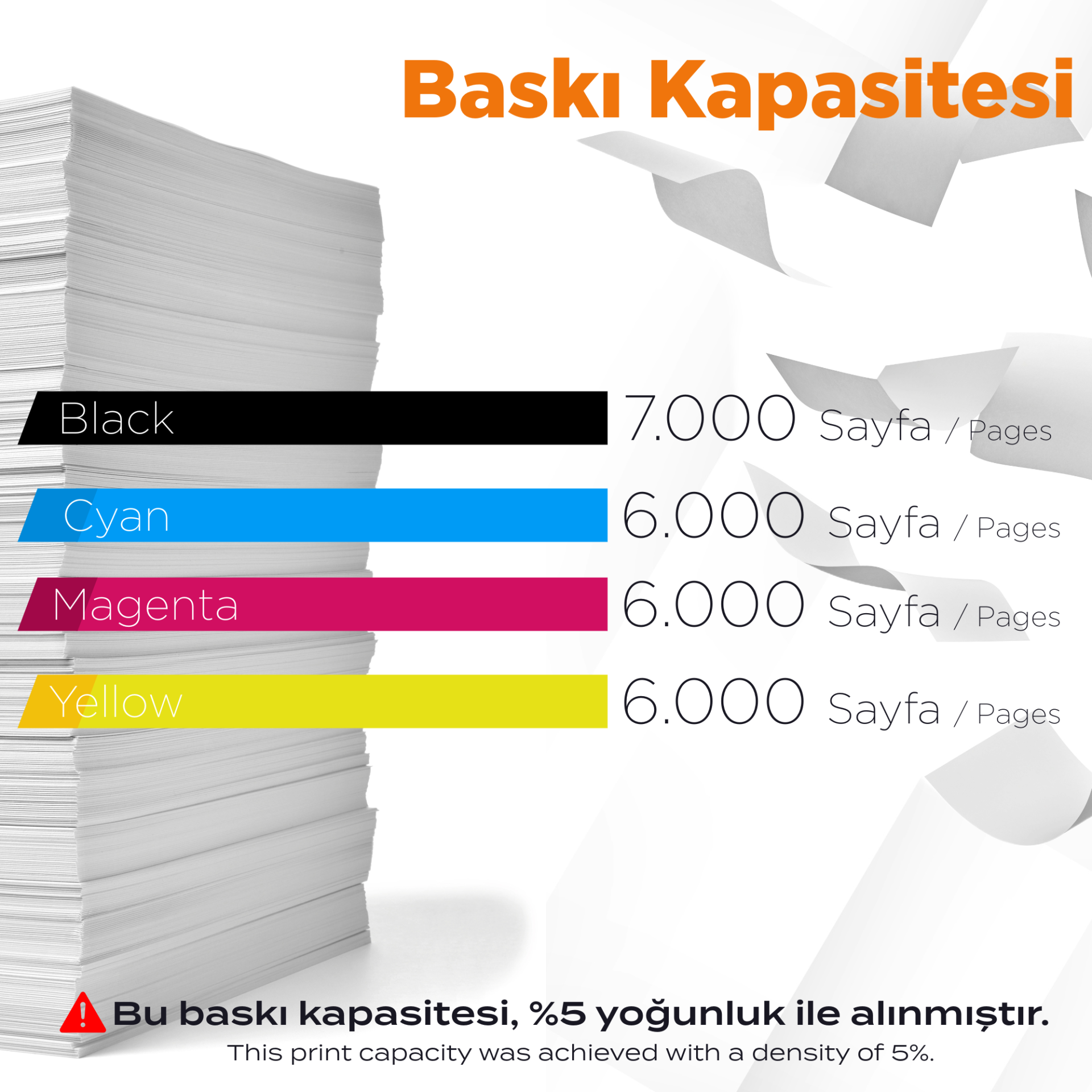 Epson T112 Muadil Mürekkep Takım / L11160 / L15150 / L15160 / L6460 / L6490 / L6+550 / L6570 / M15140 / L15180 / L6580