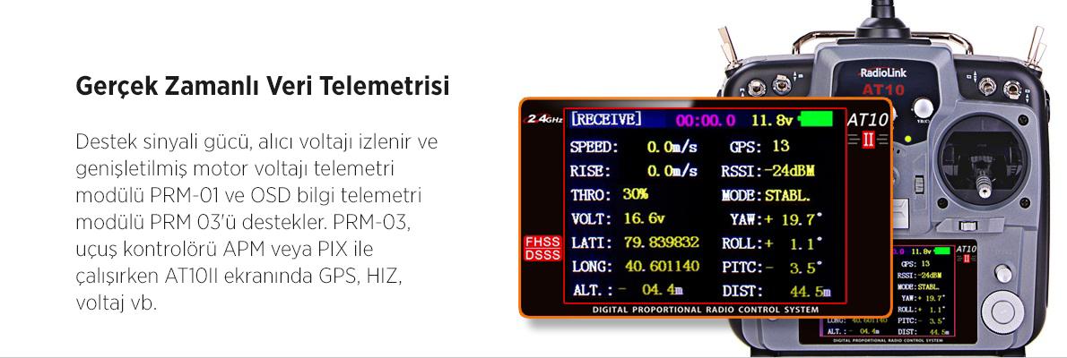 RADIOLINK AT10II Uzaktan Kumanda
