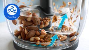 PowerChop teknolojisi ile eşit şekilde doğrama