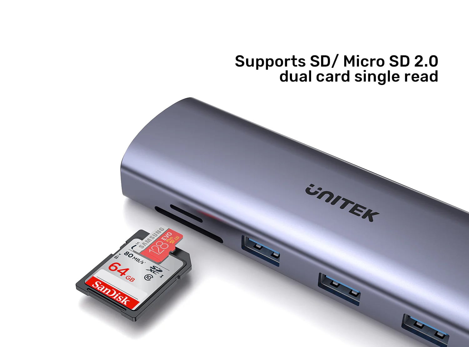 Unitek Type-C to 9 Port Hub Dönüştürücü D1113A