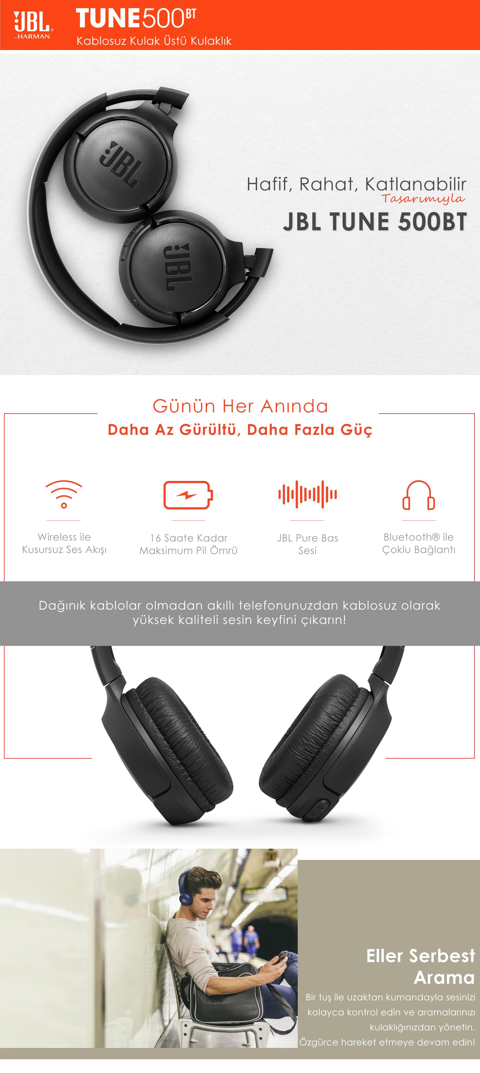 Bütçemegöre JBL Tune 500BT Siyah