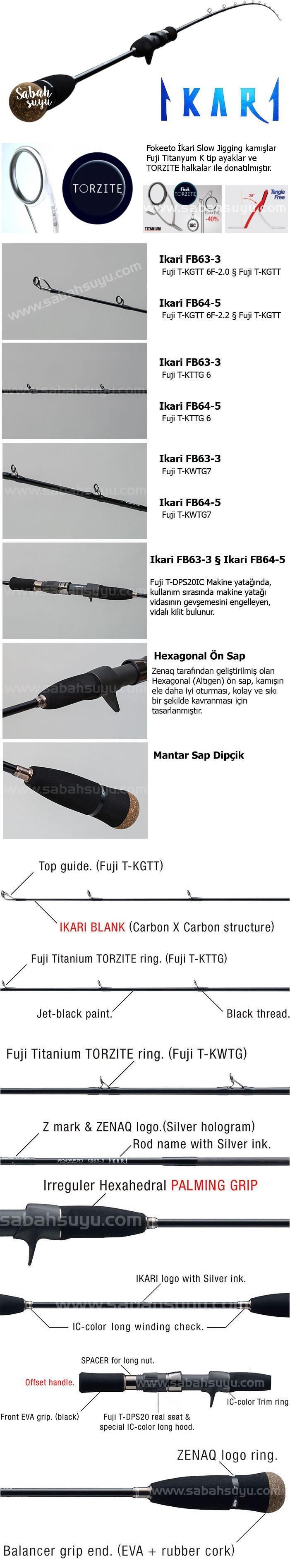 Zenaq Ikari Slow Jigging Kamış