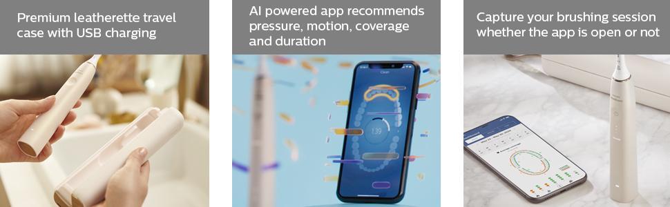 SenseIQ, Philips Sonicare, Prestige, Şampanya, üstün temizlik