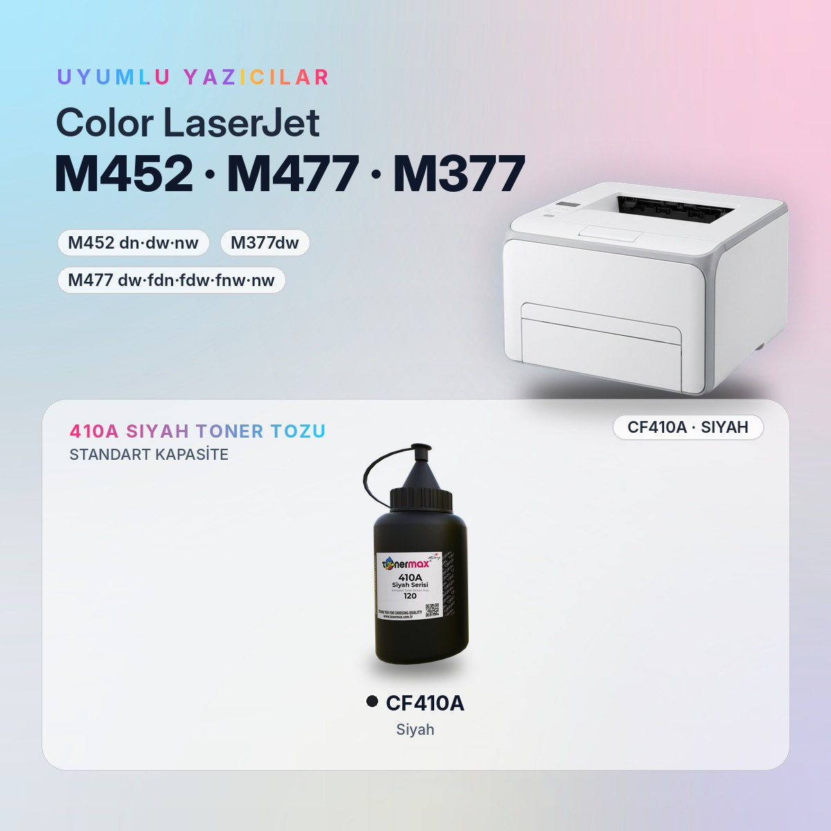 CF410A Toner Tozu