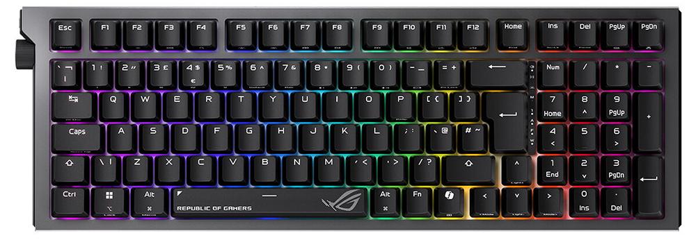 ASUS ROG Strix Morph 96 Wireless ROG NX V2 Switch Hotswap RGB Mekanik Kablosuz Türkçe Gaming Klavye h1