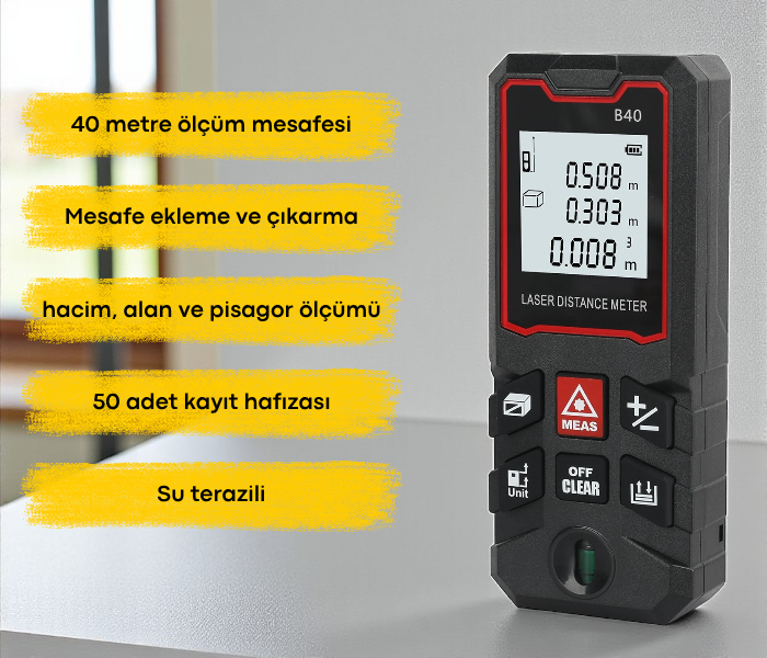 b series 40 lazermetre