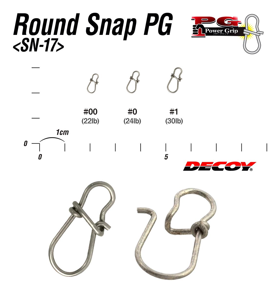 Decoy SN-17 Round Snap PG Klips #0 Bronze