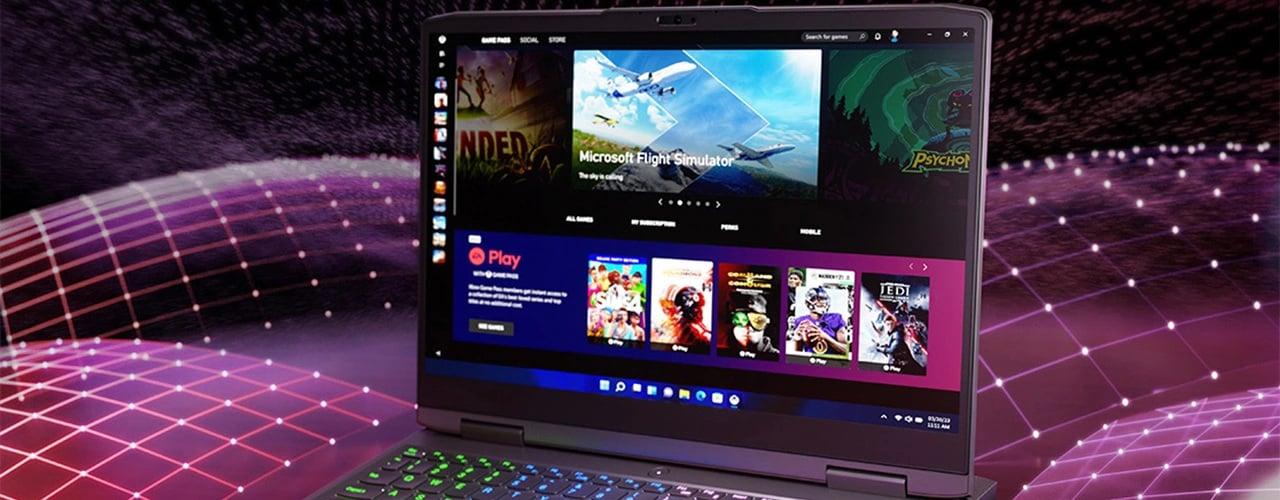 Lenovo LOQ 15APH8 with Xbox Game Pass.