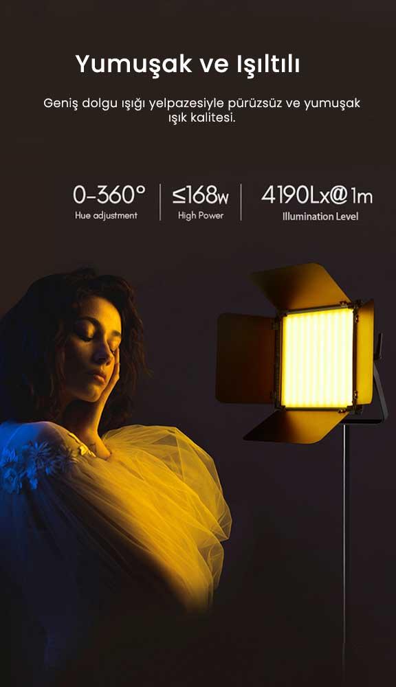 Gdx CF-1500R RGB Panel Led Video Işığı Gdx CF-1500R RGB Panel Led Video Işığı