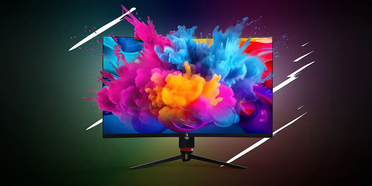 GamePower 32″ Vision V30 Curved 1000R RGB 240Hz 1ms 2K (QHD) , Kvm, Speaker, Type C Gaming Monitör (Sıfır Ölü Piksel Garantili)