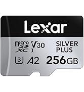 Lexar Silver Plus Micro SD kart 256 GB, 205 MB/s'ye kadar okuma hızı, 150 MB/s yazma...