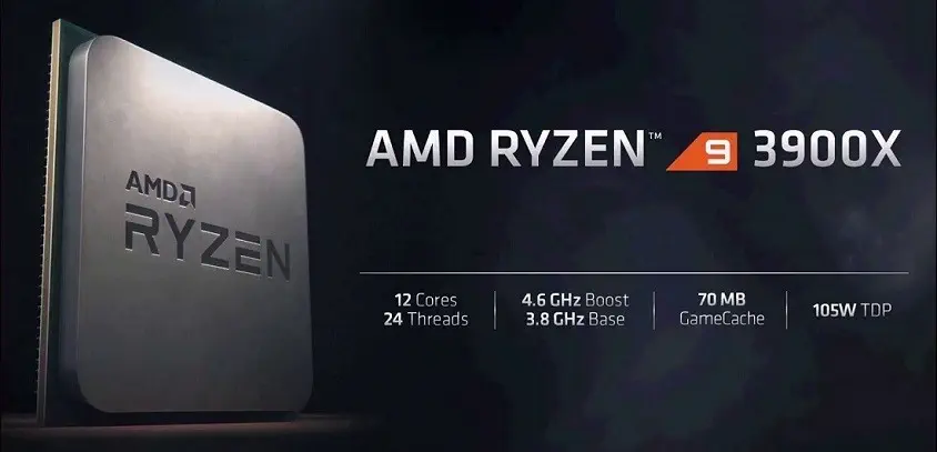 AMD Ryzen 9 3900X Fanlı İşlemci