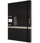Moleskine – Pro Notebook, iş için mükemmel not defteri – Elastik kilitli sert kapak...