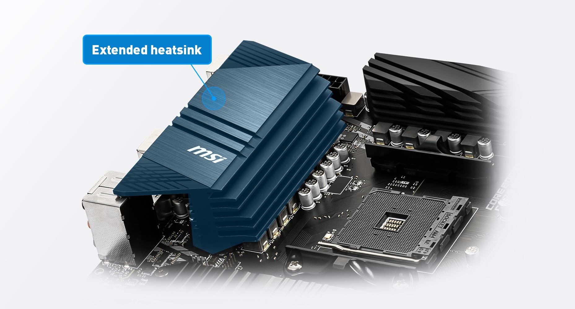 MSI B550-A PRO EXTENDED HEATSINK