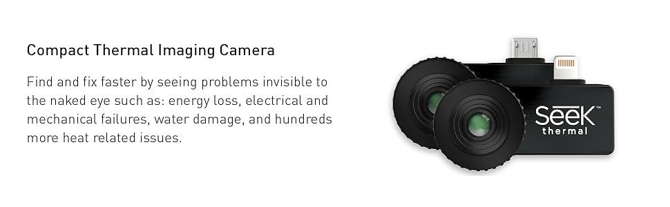 Seek Thermal, Kompakt, termal görüntüleme kamerası, termal, Seek, kamera, çok amaçlı, iOS, Android