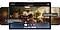 On the screen of a horizontally placed Galaxy Tab A11+, the Gemini Live feature is activated. In response to the inquiry 'How can I improve this background for my tech reviews?', Gemini suggests, 'Let's start with the bookshelf - try removing some of the smaller items to declutter it'. The background in question fills the screen, seemingly the interior of a studio or an apartment.