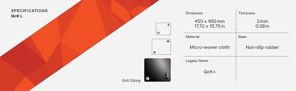 steelseries qck mousepad