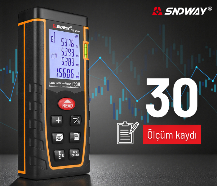 SW-T100 profesyonel lazermetre