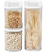 Mepal – Saklama kabı seti Modula 3 parçalı beyaz – 2 x 1000 ml ve 1 x 2000 ml – saklama kutusu mi...