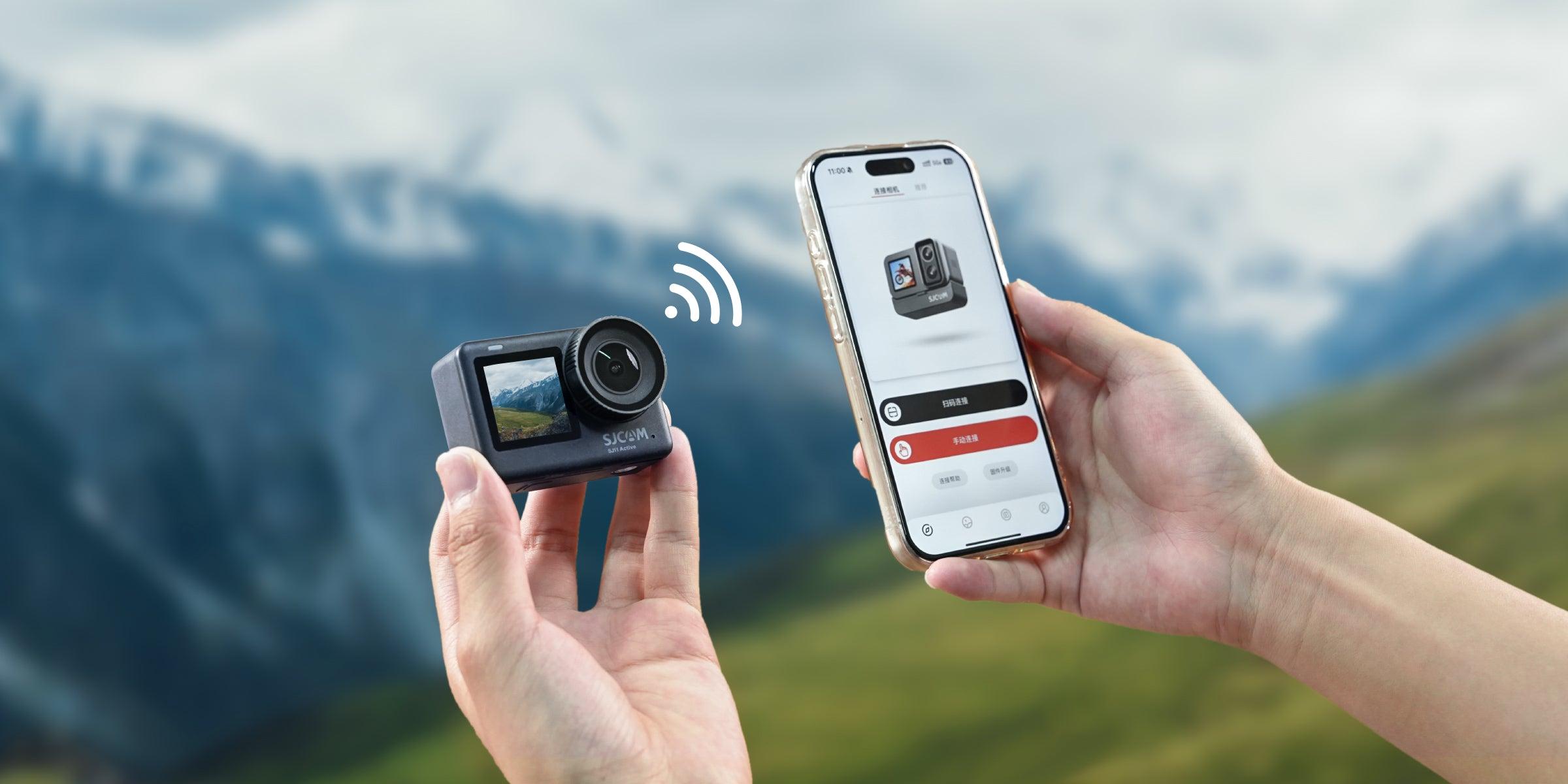 SJCAM SJ11 Active SJCAM Zone uygulaması ile Wi-Fi bağlantısı