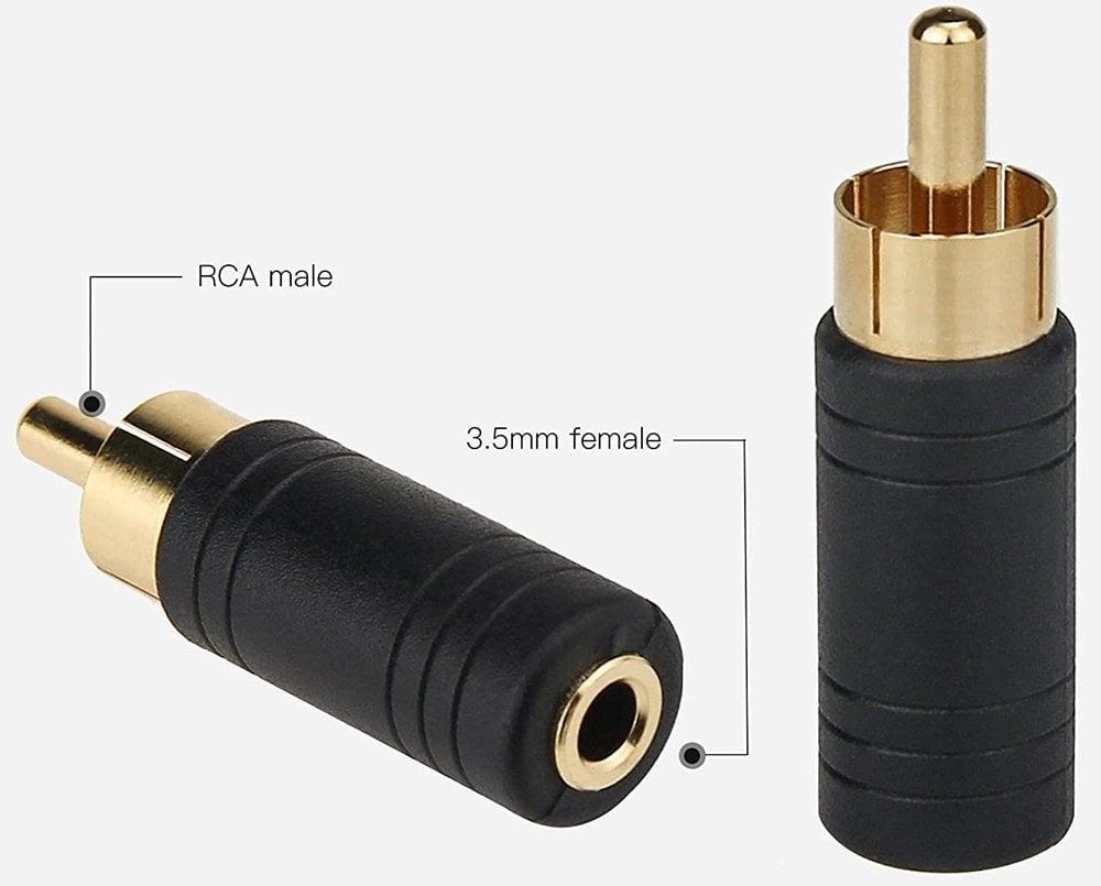 3.5 Mm Stereo Dişi / 1 Rca Erkek Çevirici