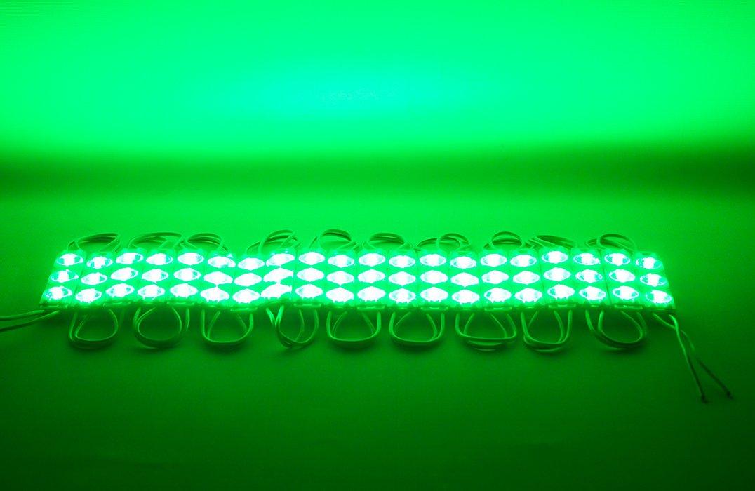12 Volt 1.5 Watt Yeşil 2835 73 X 16 Mm IP65 195 – 210 Lümen 170 Derece Modül Led