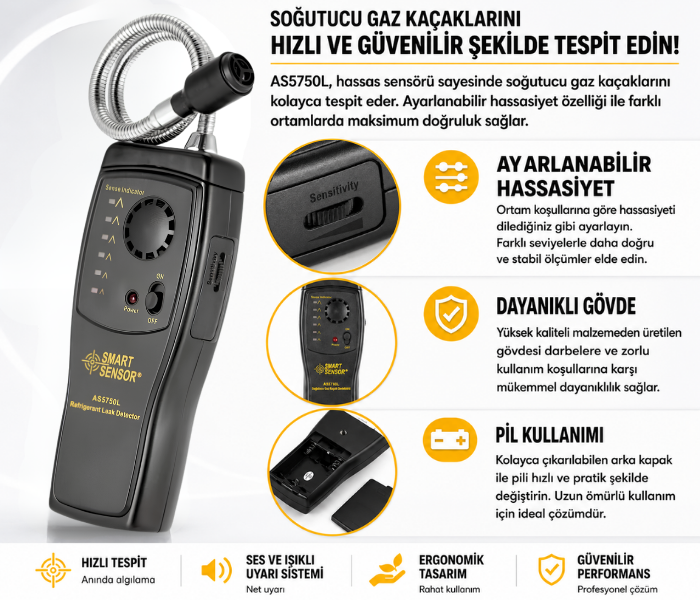 soğutucu kaç kaçak tespiti