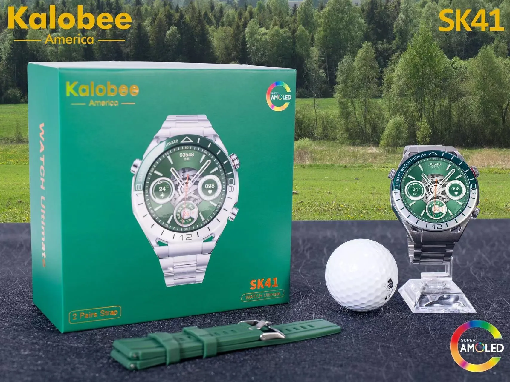 2025 yeni Kalobee SK41 Smartwatch 1.53-inç yüksek çözünürlüklü IP67 su geçirmez kalp hızı erkek ve kadın spor Smartwatch