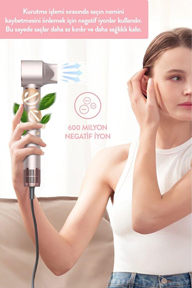 Sinbo SHD-1729 Pro Compact Multi-Styler Shiny Rose saç şekillendirme seti ana ürün görseli