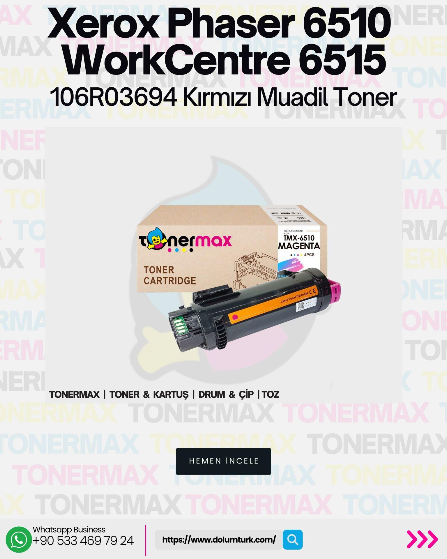 Xerox 106R03488 / Phaser 6510 / WorkCentre 6515 Muadil Toner
