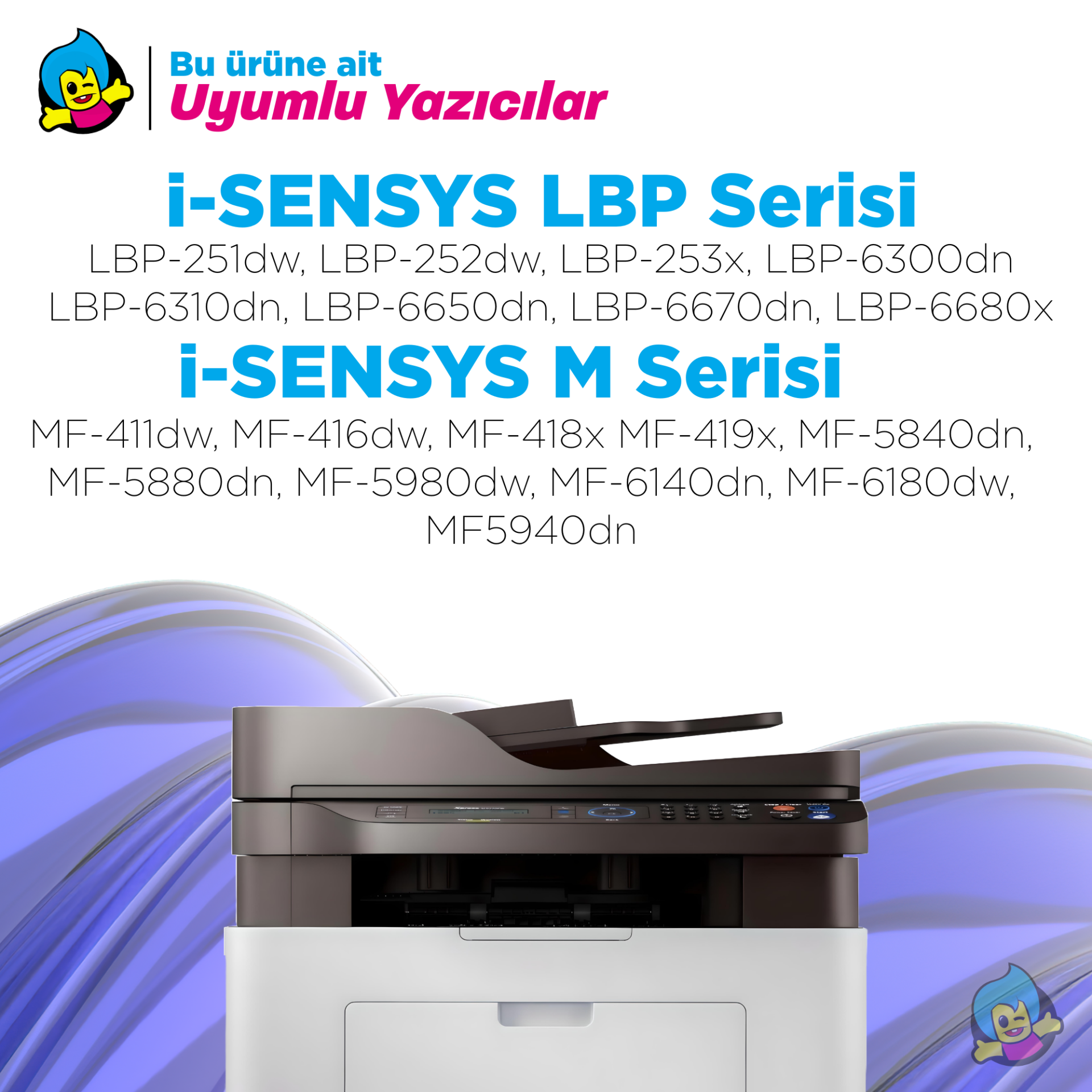 Uyumlu yazıcılar