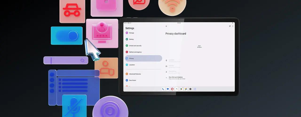 Lenovo Tab M11 tabletinde gizlilik ayarları