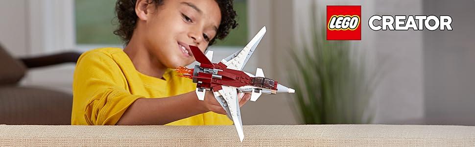 jet-hava-taşıtı-uçak-kırmızı-beyaz-kanatlar-motor-uzay-gemi-lego-yaratıcı-31086-oyuncaklar-yapım