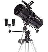 Celestron 21049 PowerSeeker 127EQ aynalı teleskop, siyah