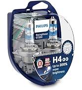 Philips 12342RGTS2 RacingVision H4 GT200 H4 far lambası, ikiz kutu