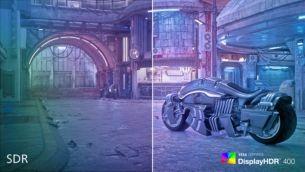 Daha gerçekçi ve olağanüstü görseller için DisplayHDR 400